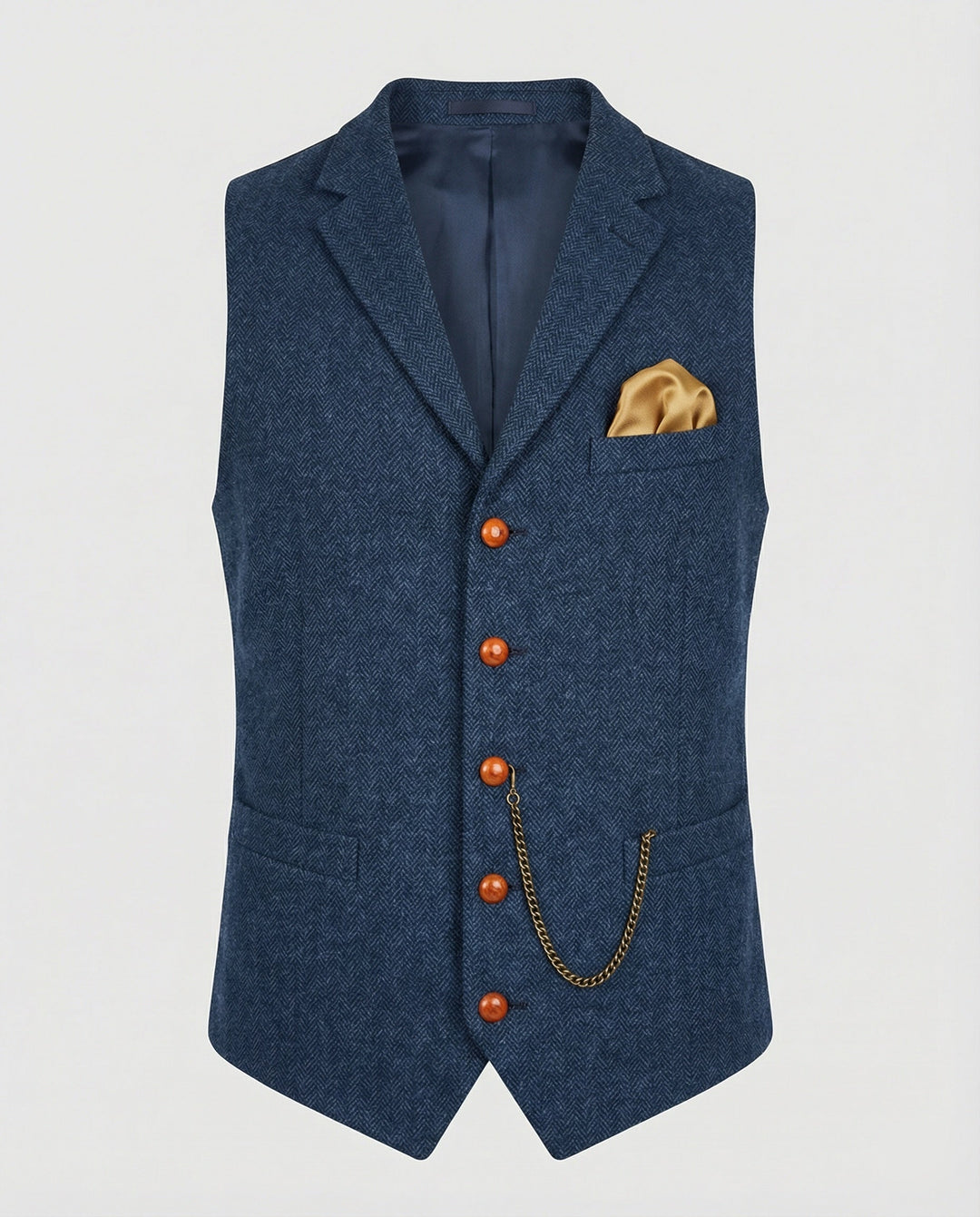 Olivian | Stilvolle, Vielseitige &amp; Klassische Herren Vintage-Weste 2