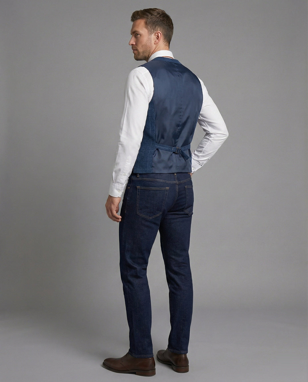 Olivian | Stilvolle, Vielseitige &amp; Klassische Herren Vintage-Weste 3