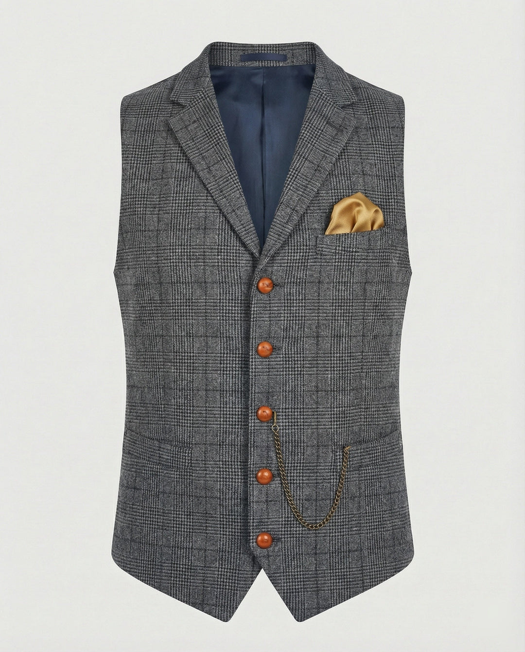 Olivian | Stilvolle, Vielseitige &amp; Klassische Herren Vintage-Weste 8