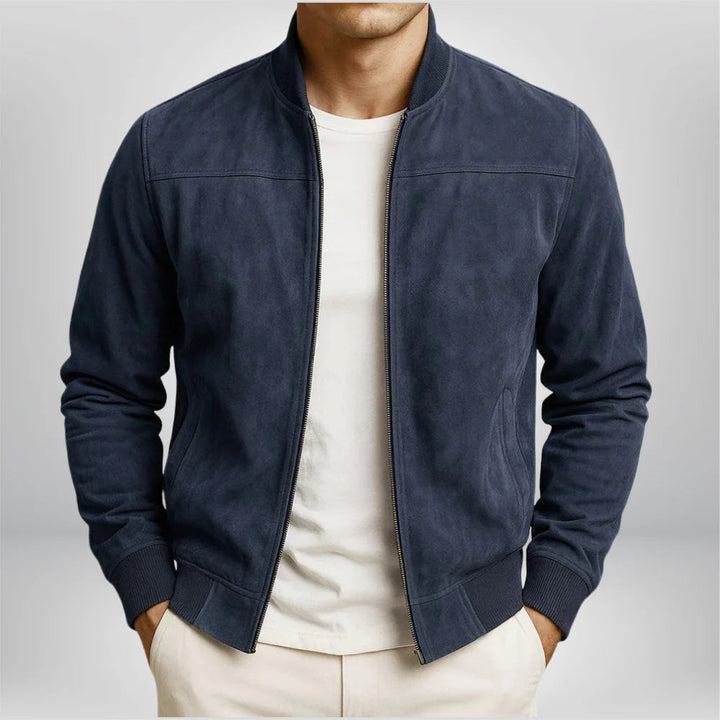 Phelan | Lederjacke Herren Modern Schnitt Elegante Passform 5