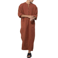 Mateo | Airy and Elegant Linen Thobe Jubba for Men