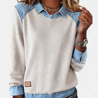 Elena | Eleganter Langarm Sweatshirt Für Stilvolle Alltagslooks