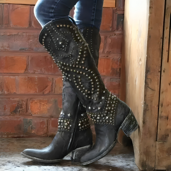 Riloh | Elegante Kniehohe Stiefel Damen Schwarz – Bequem & Stylisch für Jeden Anlass 2