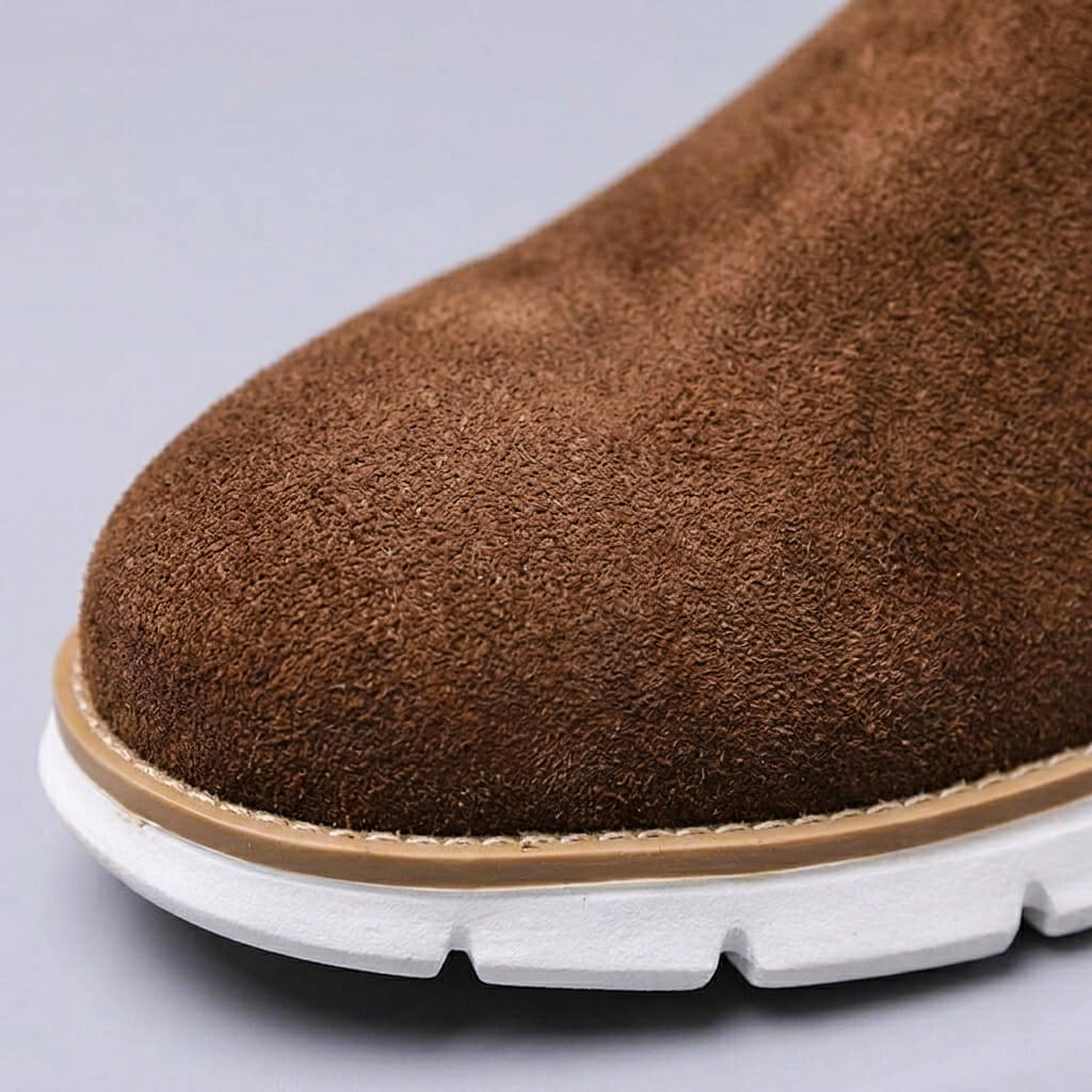 Robert | Zeitlose und elegante italienische Prestige Wildleder Stiefel 3