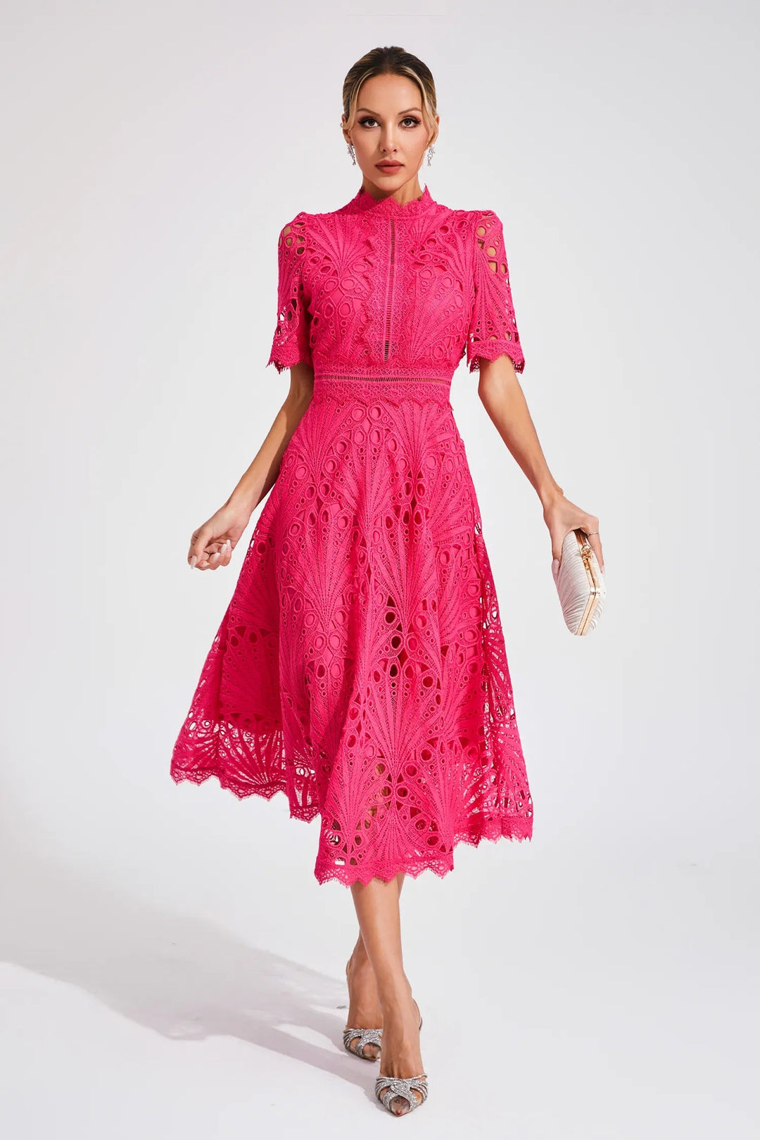 Rosalinda | Elegantes Festliches Kleid für Damen – Romantisches Midikleid für Hochzeitsgast 5
