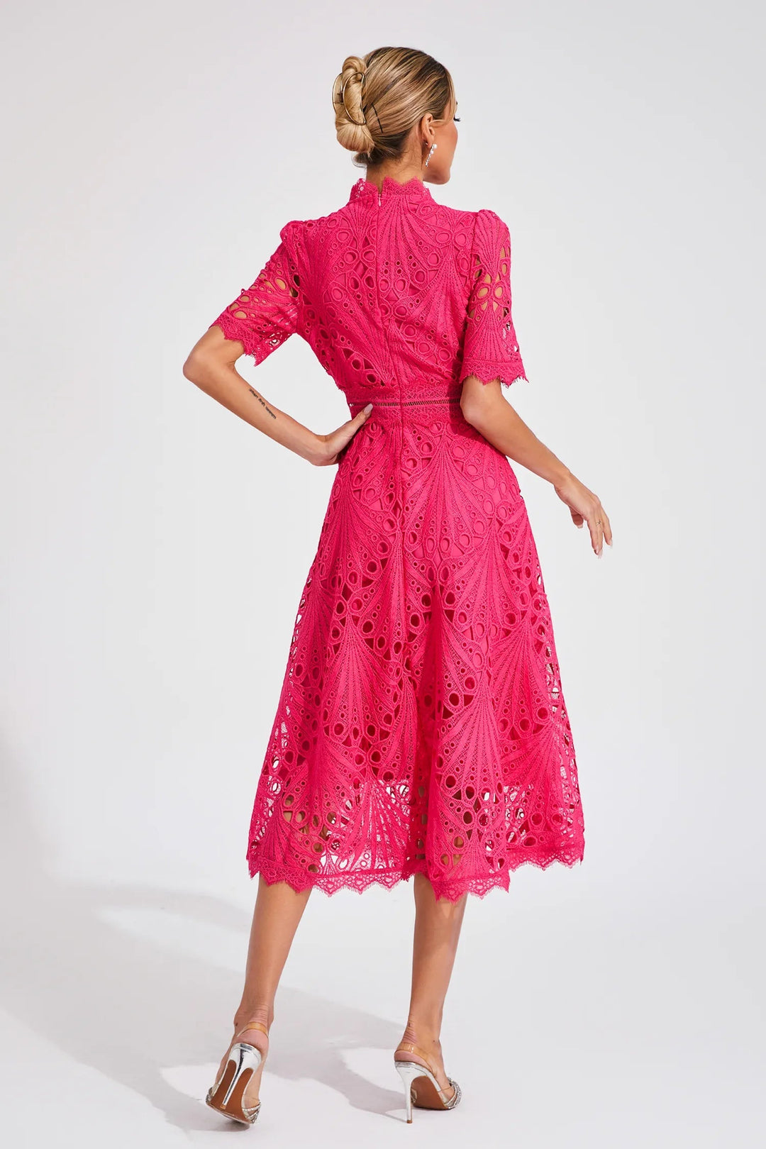Rosalinda | Elegantes Festliches Kleid für Damen – Romantisches Midikleid für Hochzeitsgast 7