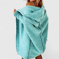 Isabelle | Oversized Strickjacke Mit Kapuze Für Damen