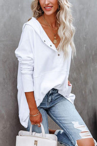 Rosalie | Lässiger Damen-Kapuzen Sweateshirt  Mit Langem Schnitt