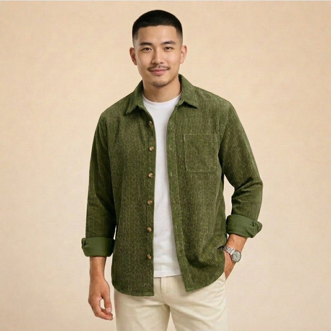 Rowan | Klassisches und bequemes Cordhemd 1