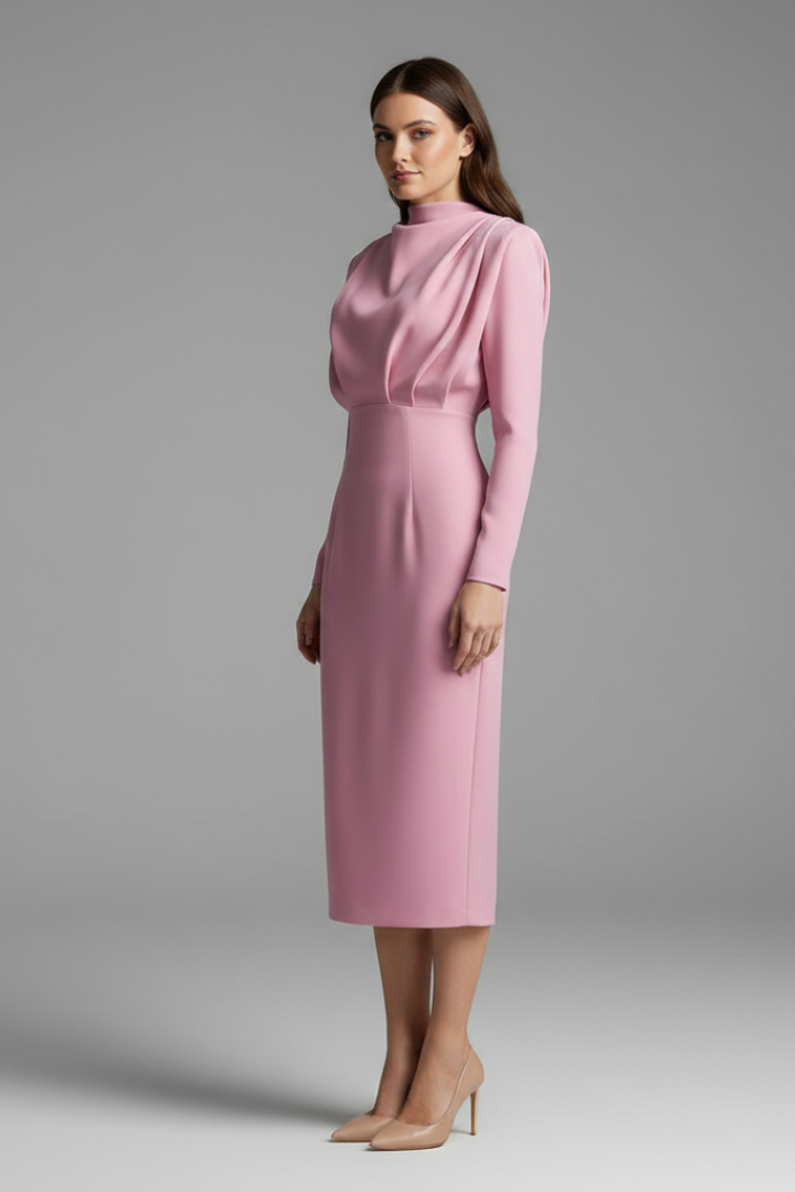 Sarina | Elegantes Maxikleid Langarm für Damen – Festlich &amp; Zeitlos 4
