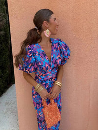 Anna | Fashionable Wedding Guest Dress with Flowing Silhouette