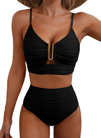 Hannah| Comfortable women's bikini with high-waist fit