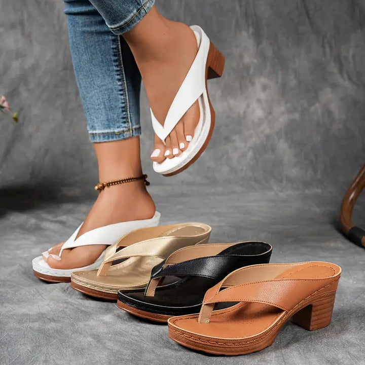 Selvina | Elegante und bequeme Damenslipper mit Absatz 8