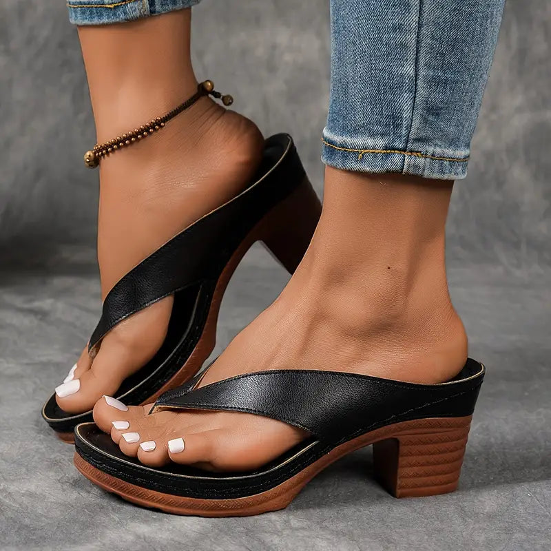 Selvina | Elegante und bequeme Damenslipper mit Absatz 9