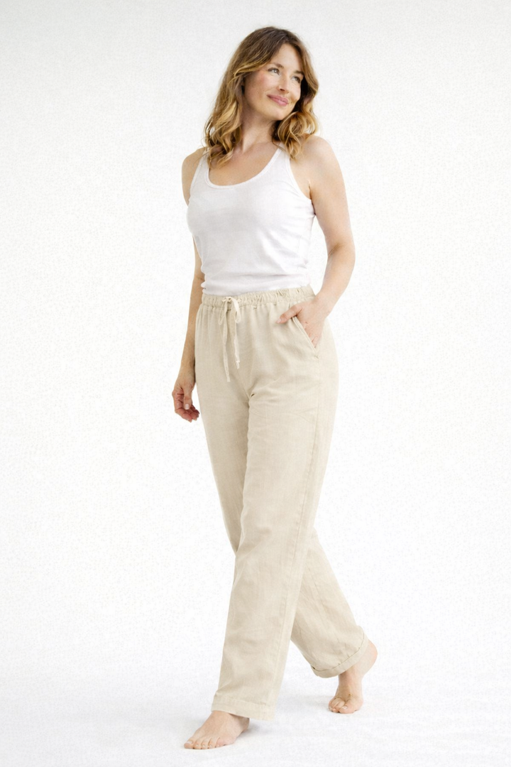 Senanur | Bequeme Damenhose mit hohem Bund 2