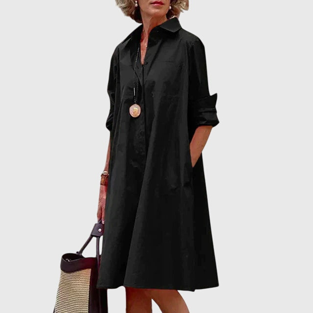 Sloane | Elegantes, Fließendes & Praktisches Freizeitkleid für Damen mit Taschen 2