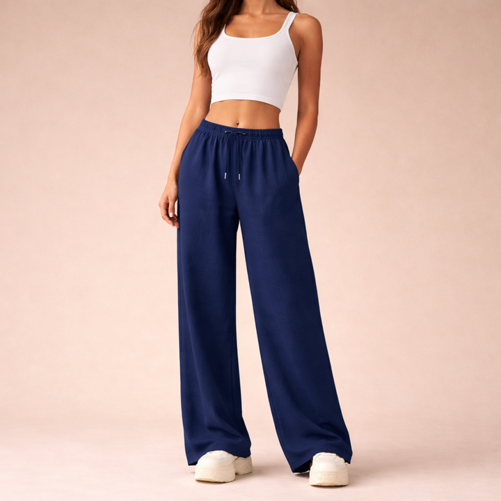 Sofia | Jogginghose Damen Weit Bequem Sportlich Elegante Passform 6
