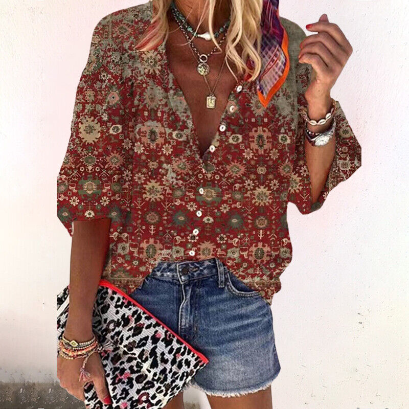 Sofia | Lässige und leichte Damen Boho Bluse 3