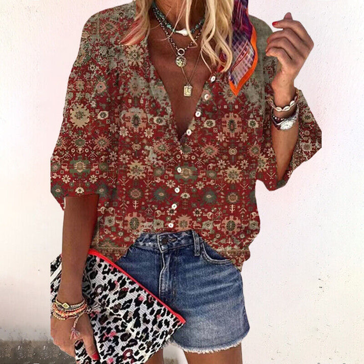 Sofia | Lässige und leichte Damen Boho Bluse 3