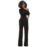 Isabella | Elegant off-shoulder jumpsuit with wide legs for women