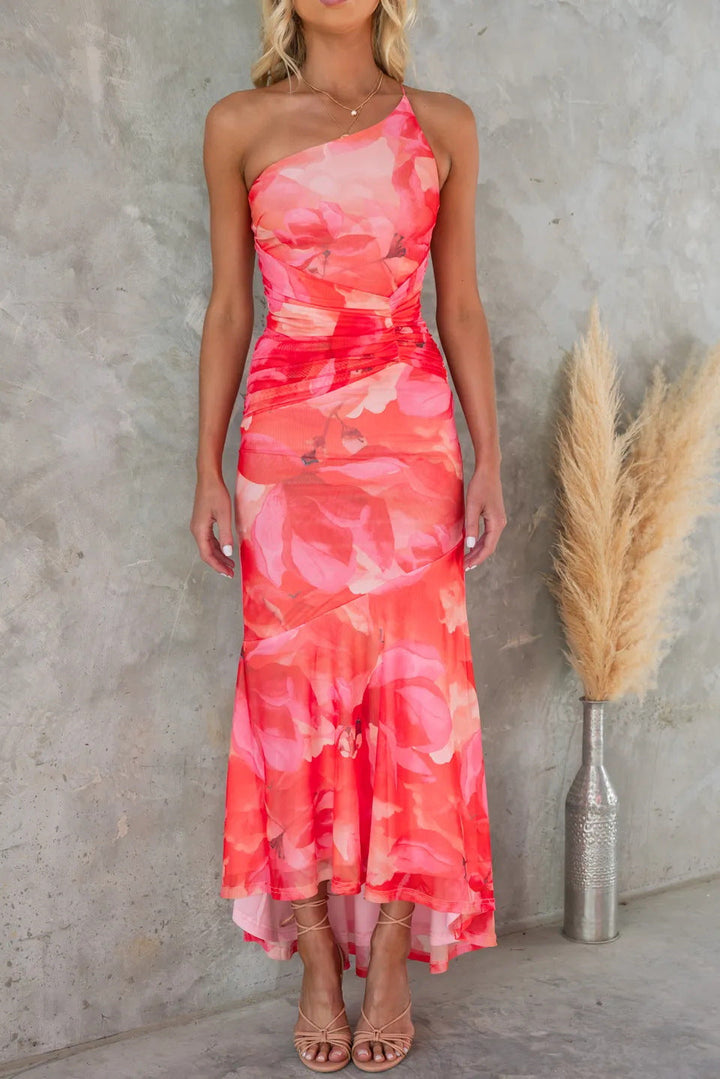 Soleil | Damenkleid Blumenkleid Elegant Sommer Stil Schmeichelnder Fit 4