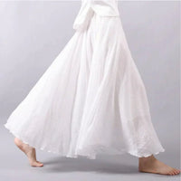 Soleil | Elegant maxi skirt with high waist