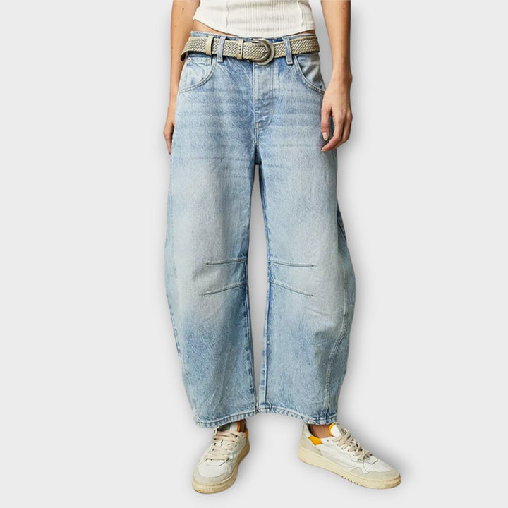 Sophia | Bequeme und klassische Wide-Leg-Jeans 0
