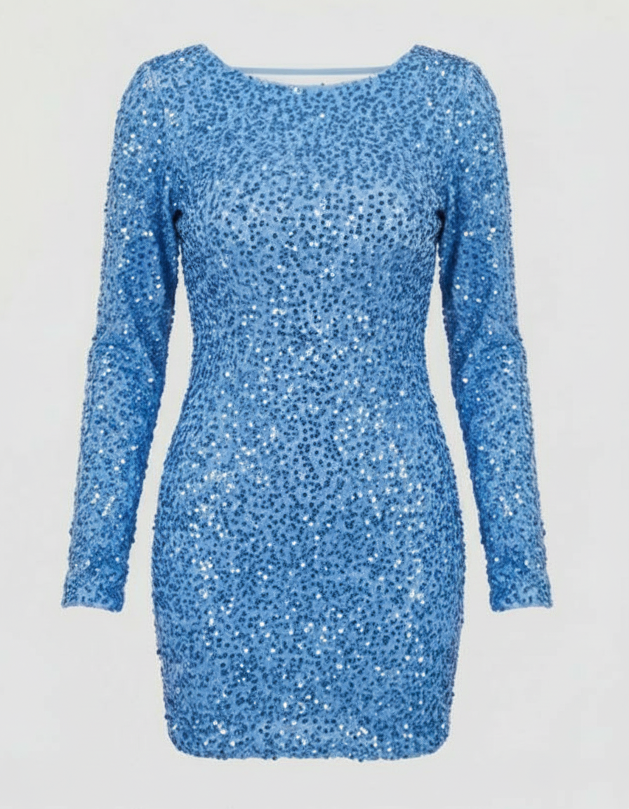 Sophia | Glamouröses Pailletten Cocktailkleid 5