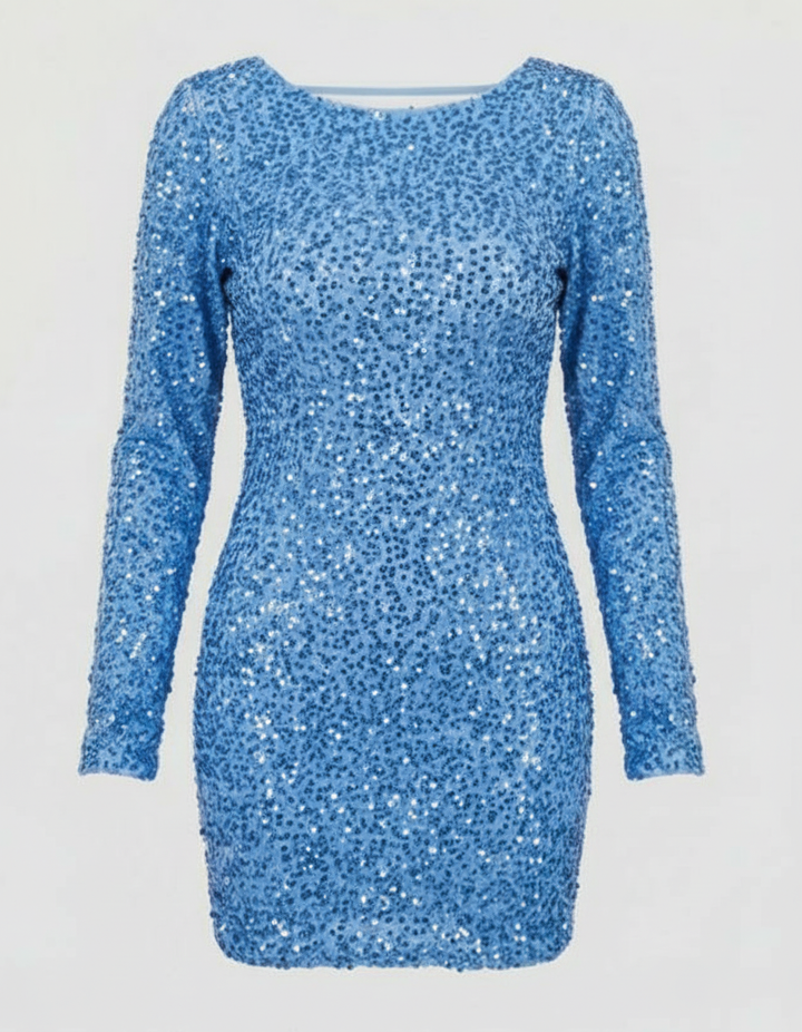 Sophia | Glamouröses Pailletten Cocktailkleid 5