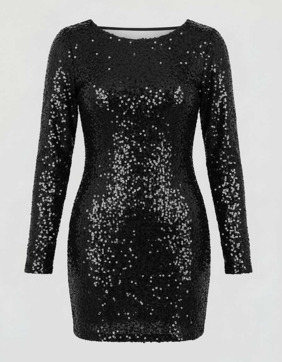 Sophia | Glamouröses Pailletten Cocktailkleid 6