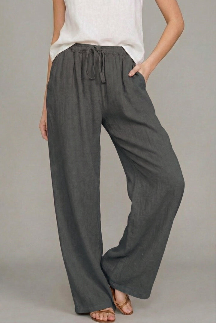 Sophia | Leichte und bequeme Sommerhose mit weitem Bein 5