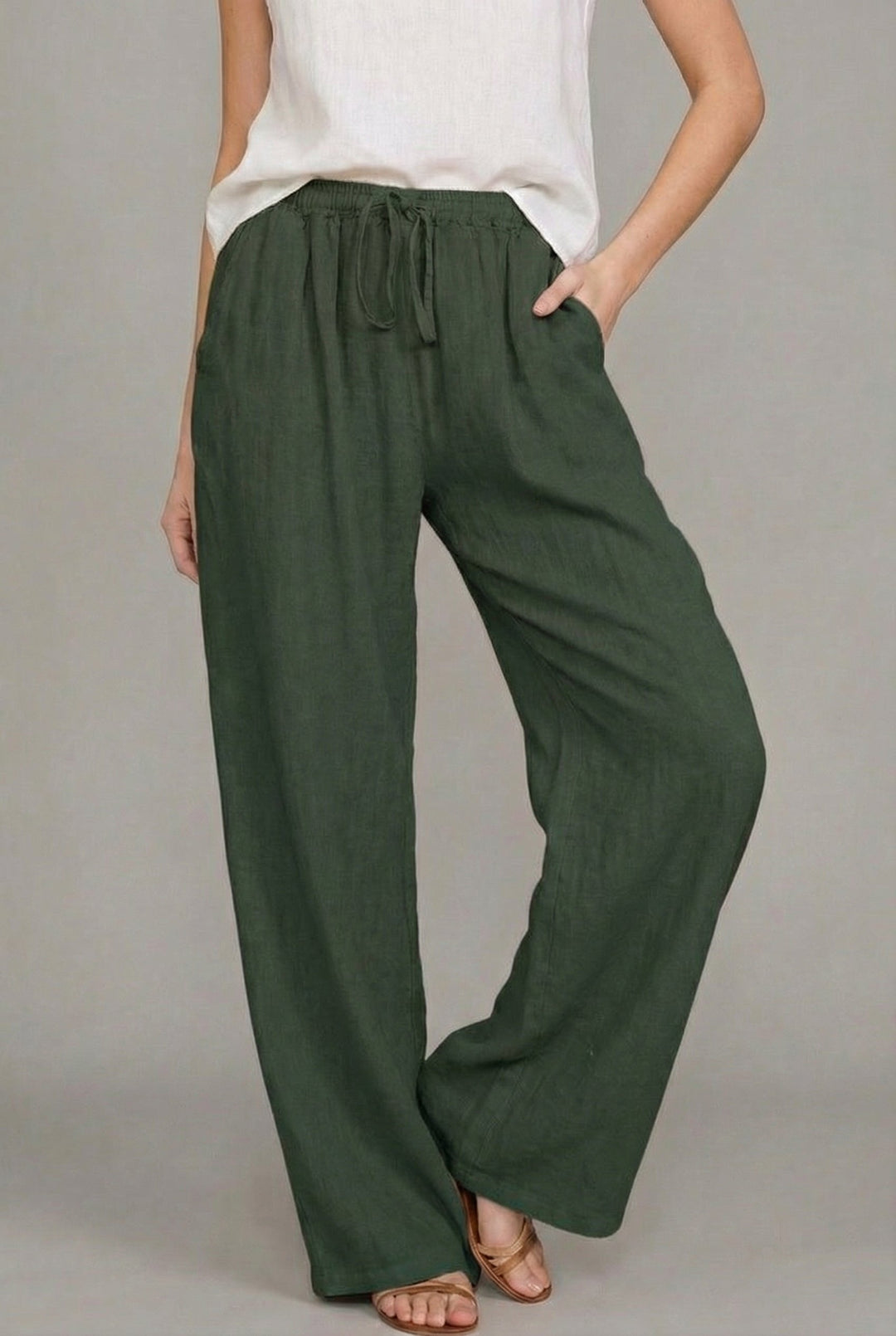 Sophia | Leichte und bequeme Sommerhose mit weitem Bein 6