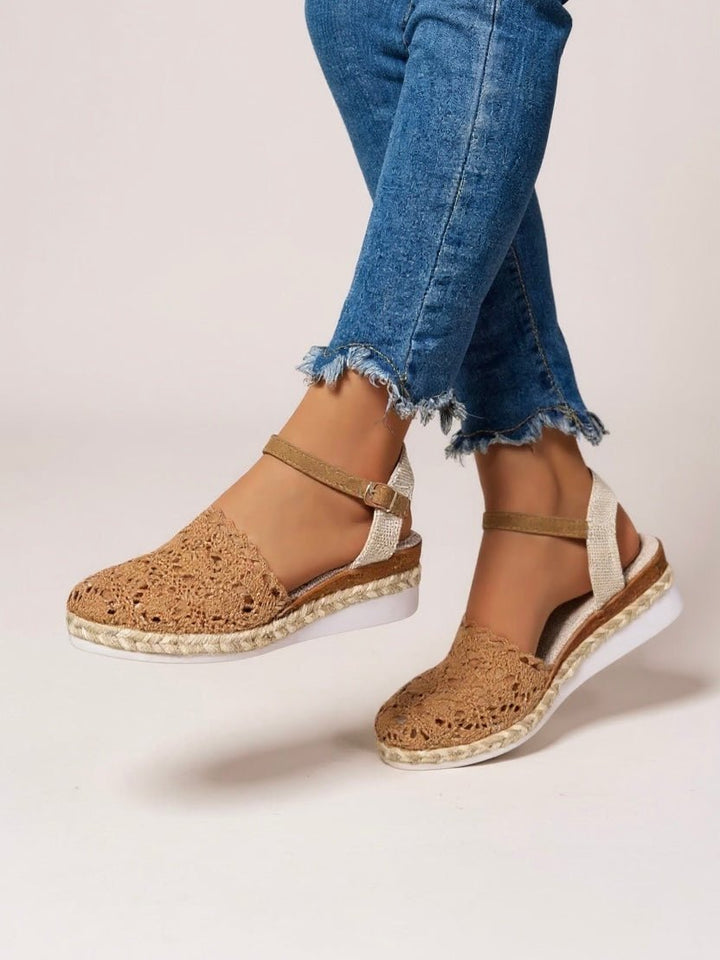 Sophie | Elegante Boho-Sommer-Sandalen aus Häkelstoff 3