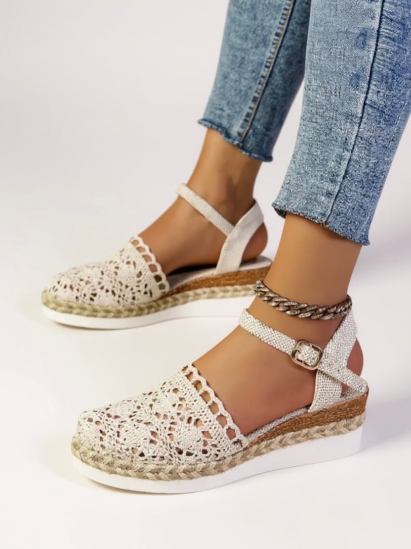 Sophie | Elegante Boho-Sommer-Sandalen aus Häkelstoff 7