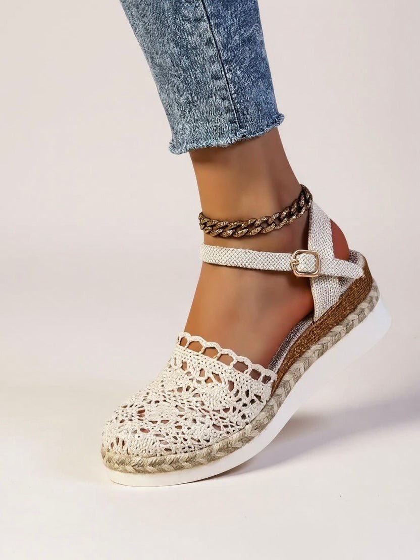 Sophie | Elegante Boho-Sommer-Sandalen aus Häkelstoff 8