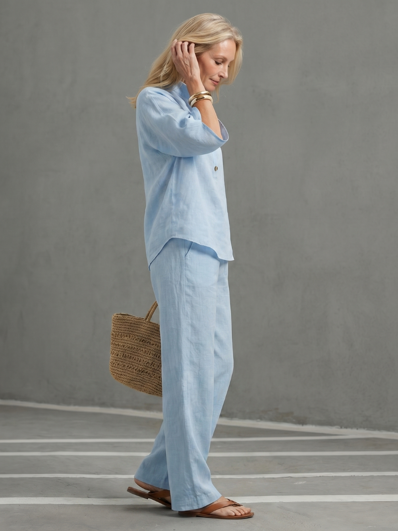 Sophie | Elegantes, Atmungsaktives & Bequemes Tunika- und Hosen-Set 1