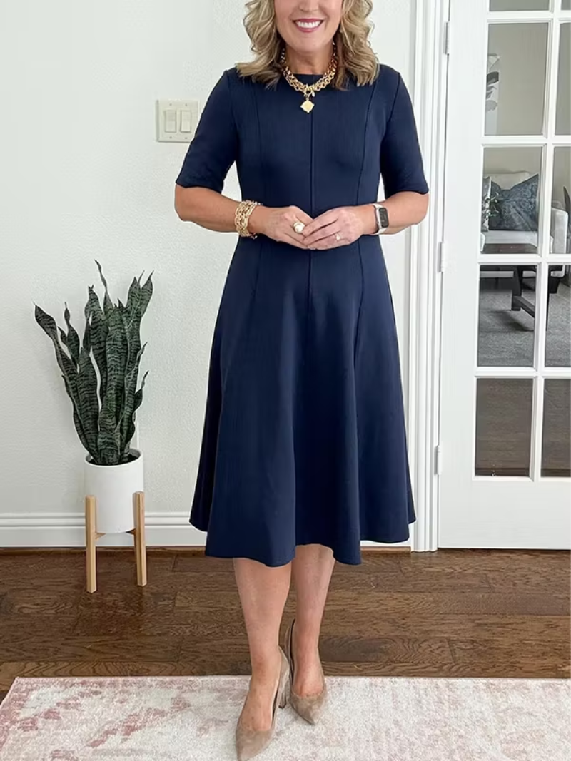 Sophie | Elegantes, Vielseitiges Damen Midi Kleid für Jede Gelegenheit 0