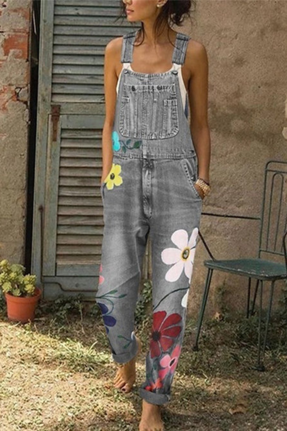 Sophie | Künstlerische & Bequeme Latzhose Damen – Handgefertigte Denim-Latzhose für Stilbewusste 0
