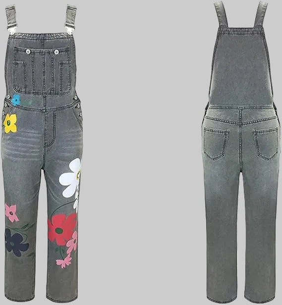Sophie | Künstlerische & Bequeme Latzhose Damen – Handgefertigte Denim-Latzhose für Stilbewusste 5