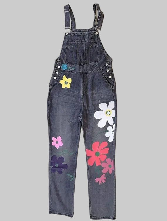 Sophie | Künstlerische & Bequeme Latzhose Damen – Handgefertigte Denim-Latzhose für Stilbewusste 6