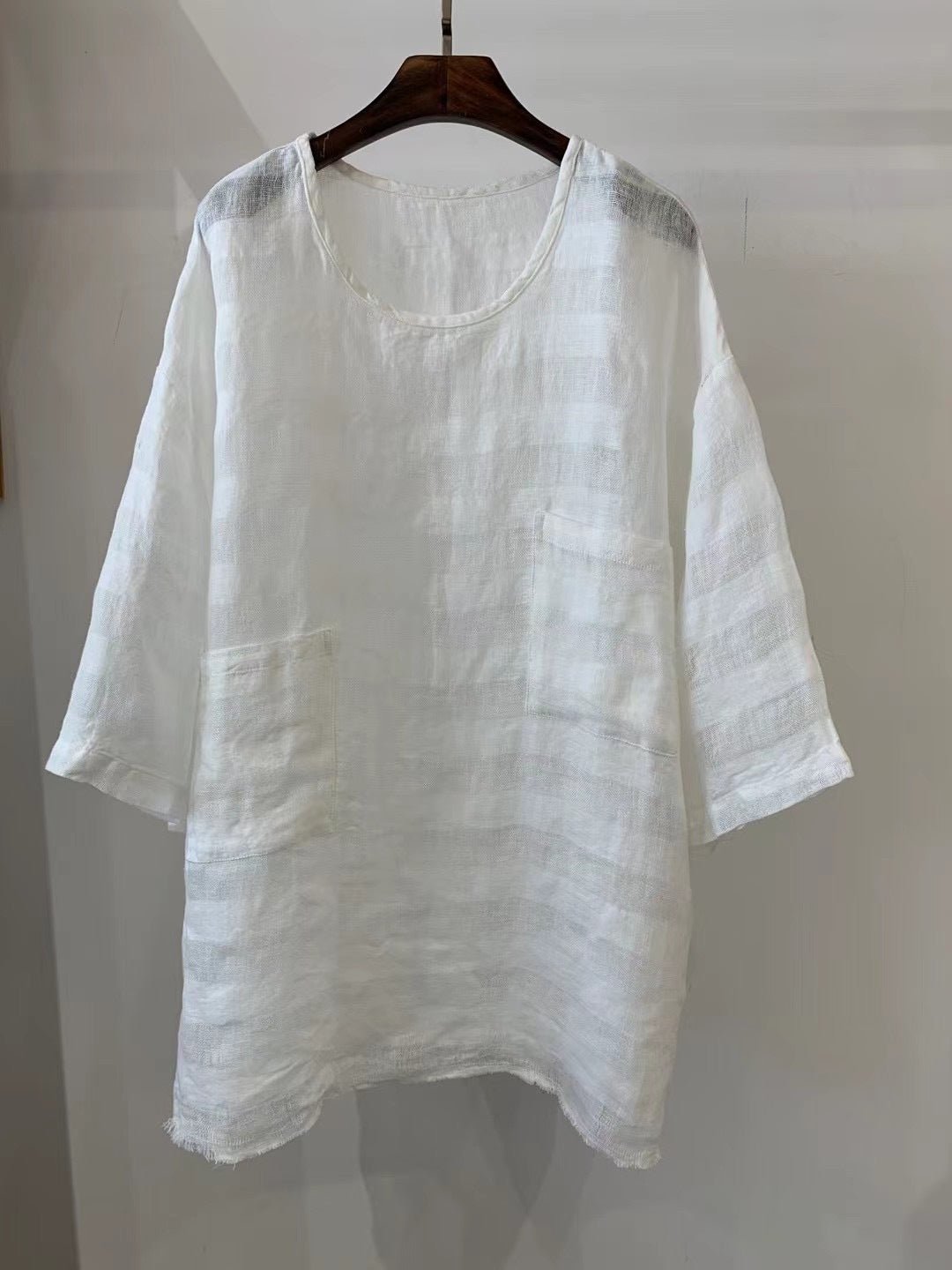 Sophie | Lässige und bequeme Leinen tunika top 6