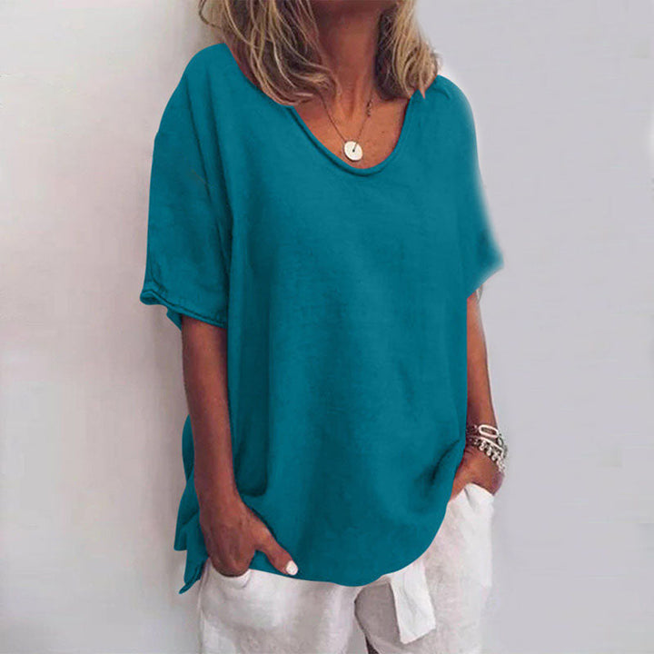 Sophie | Luftige Sommerbluse mit V-Ausschnitt 4