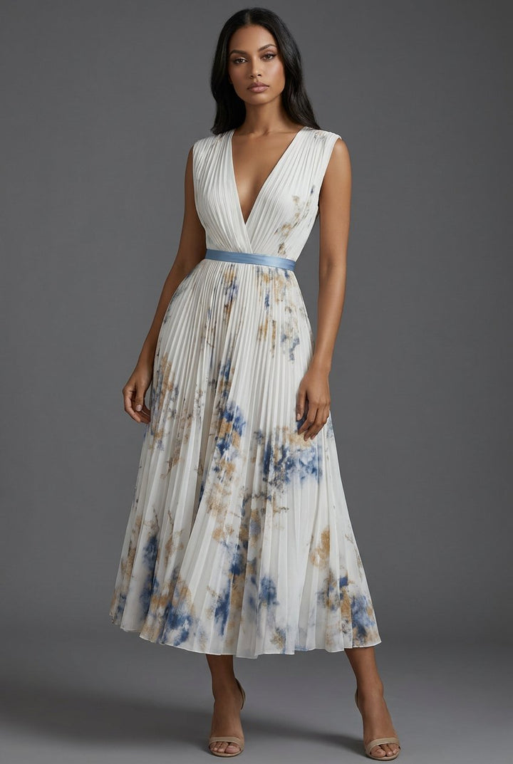 Sophie | Romantisches geblümtes Midikleid 2