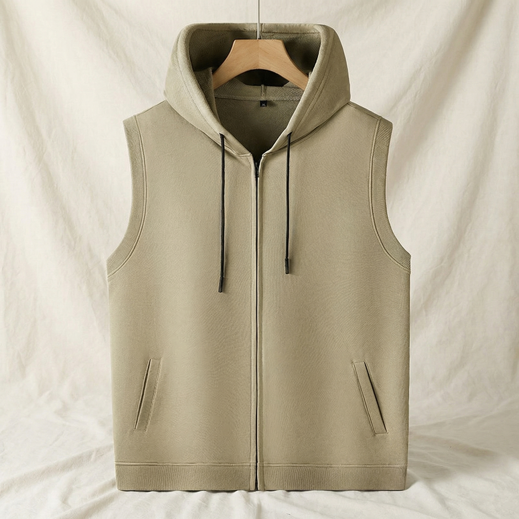Soren | Funktioneller, Moderner & Ärmeloser Herren Hoodie für Aktive 0