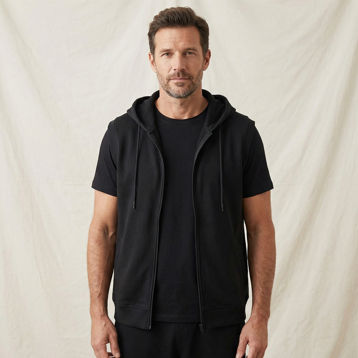 Soren | Funktioneller, Moderner & Ärmeloser Herren Hoodie für Aktive 1