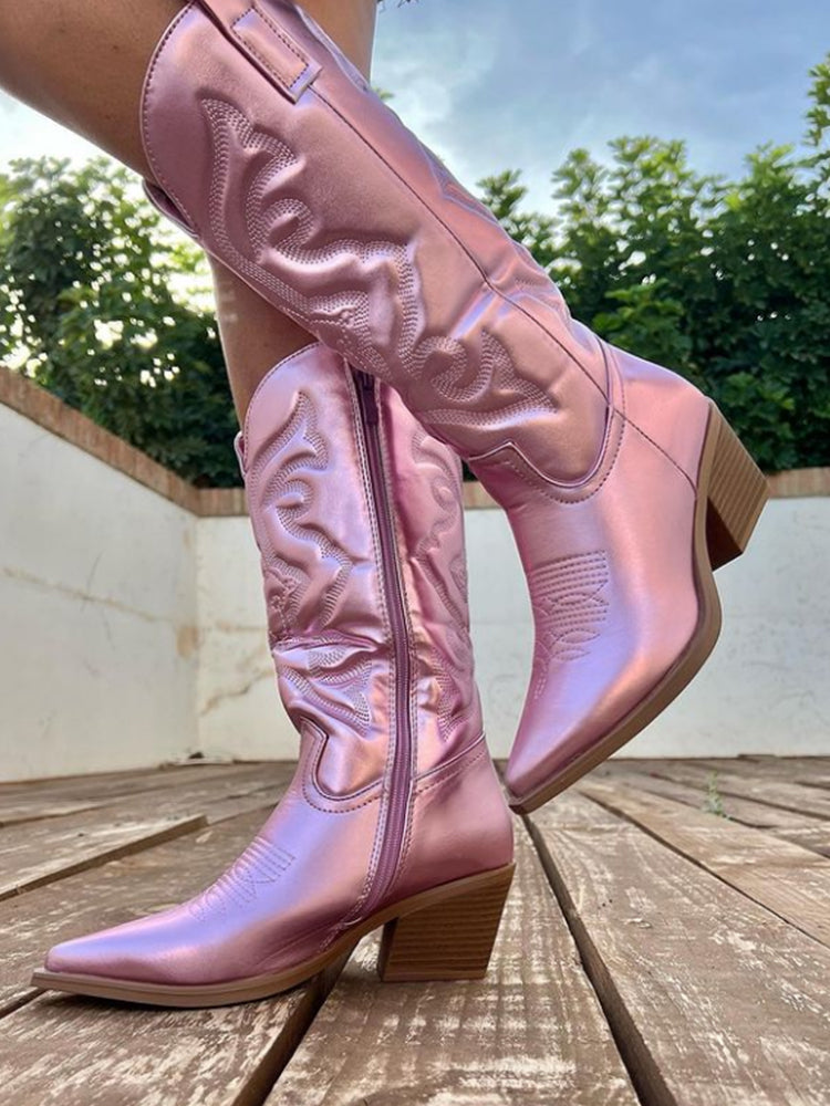 Stella | Glamouröse und strahlende Western Cowboystiefel 5