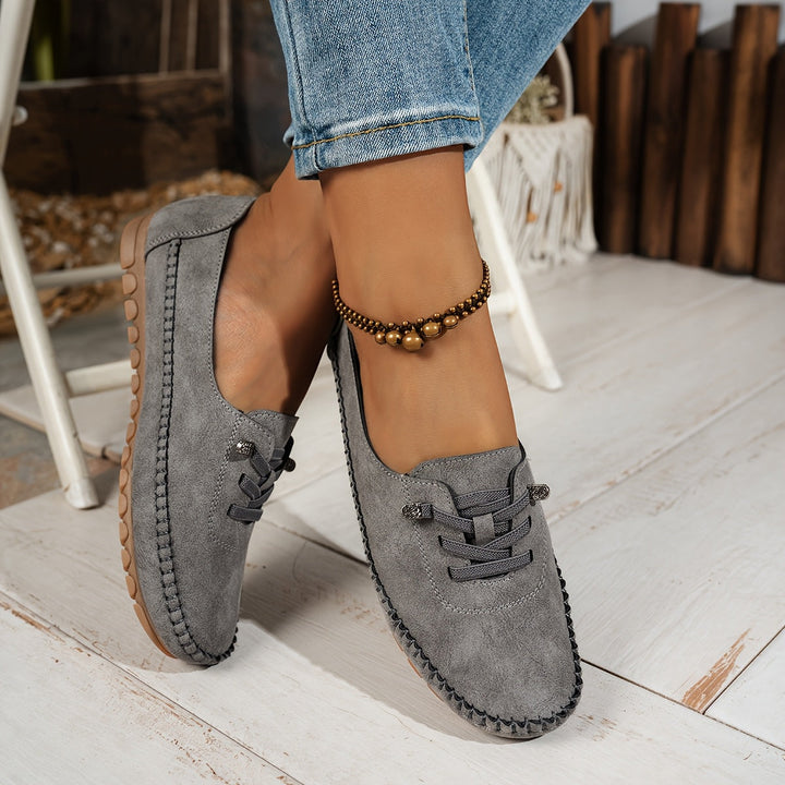 Tara | Elegante, Bequeme & Flexible Damen Schnür-Loafer 0