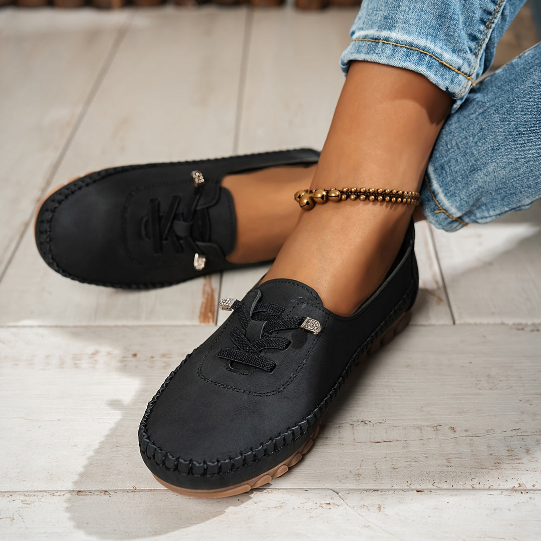 Tara | Elegante, Bequeme & Flexible Damen Schnür-Loafer 10