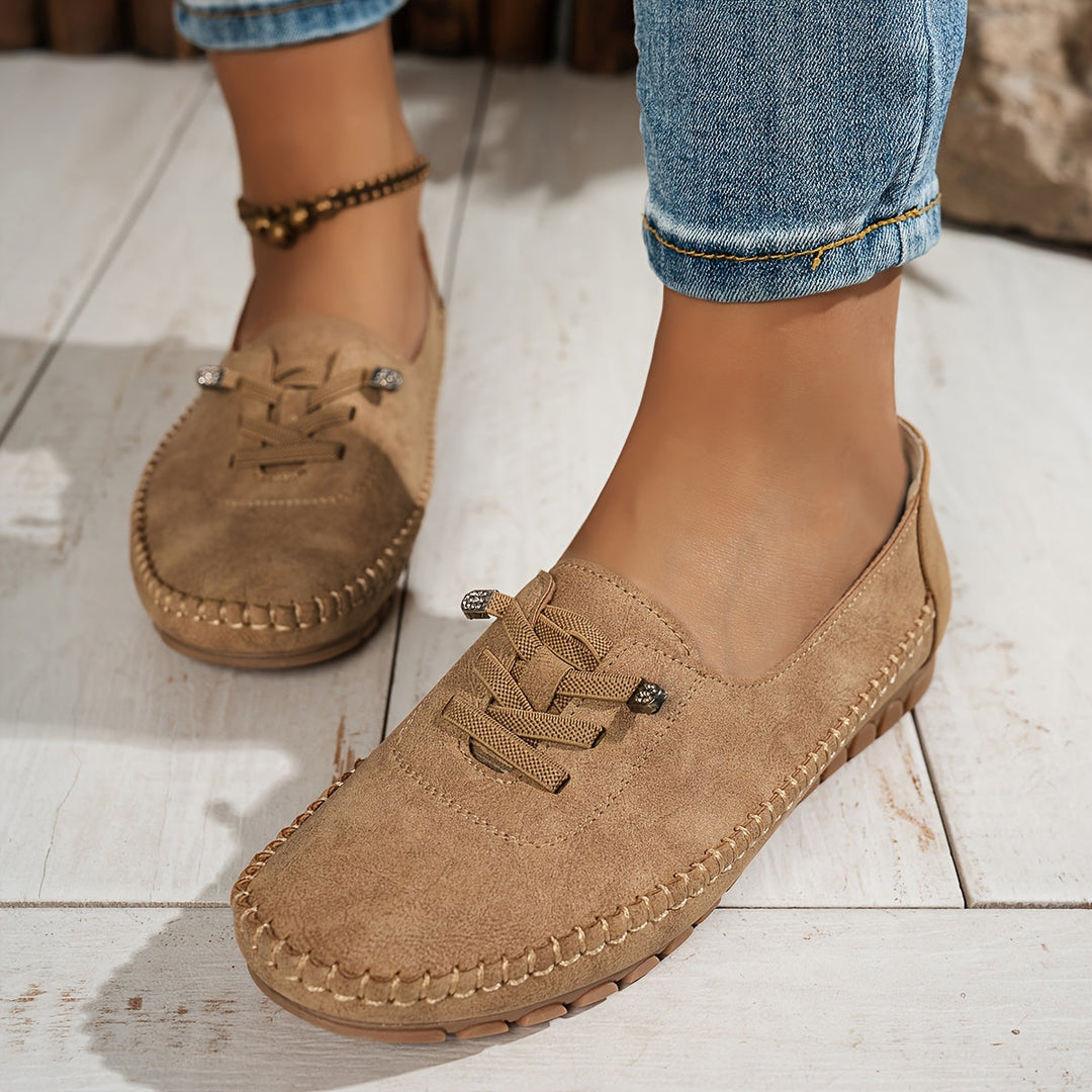 Tara | Elegante, Bequeme & Flexible Damen Schnür-Loafer 3