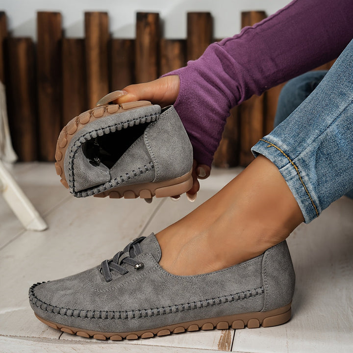 Tara | Elegante, Bequeme & Flexible Damen Schnür-Loafer 6